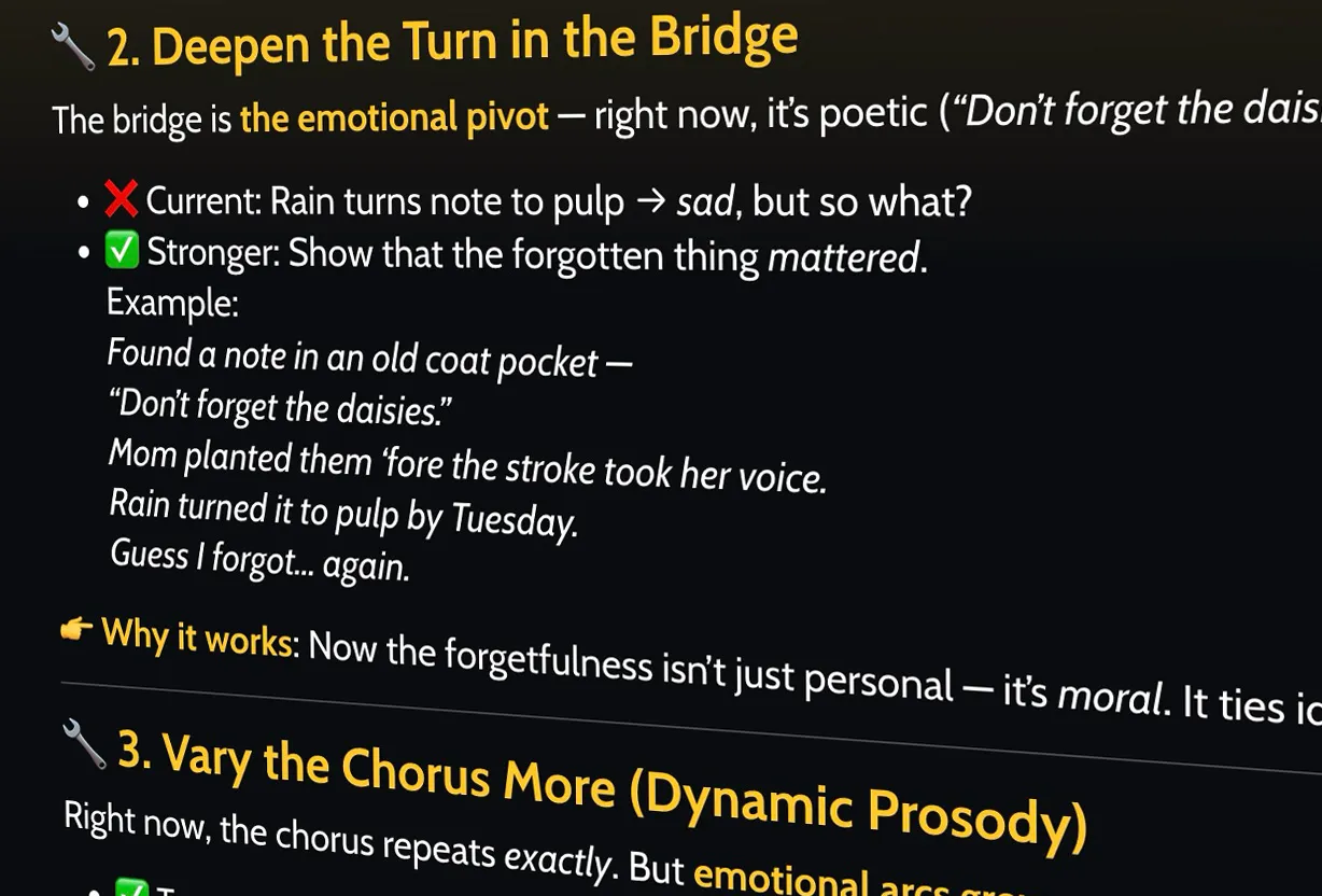 Context Aware Lyric Generation